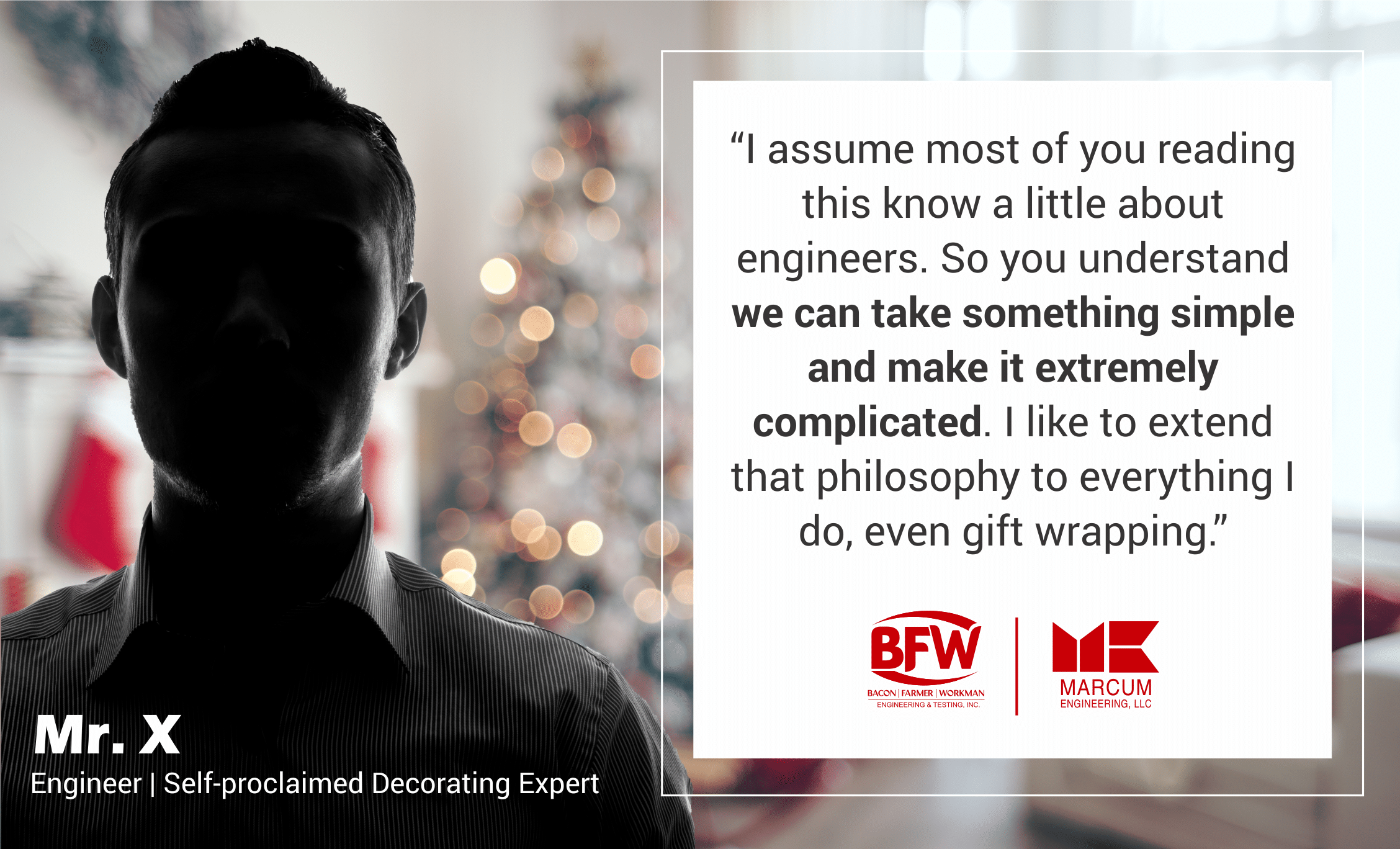 GIFT WRAP - MR. X
